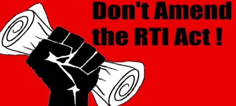 RTI Amendment Bill 2019: Government is trying to fix something that aint broke!