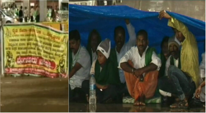 North Karnataka farmers protest