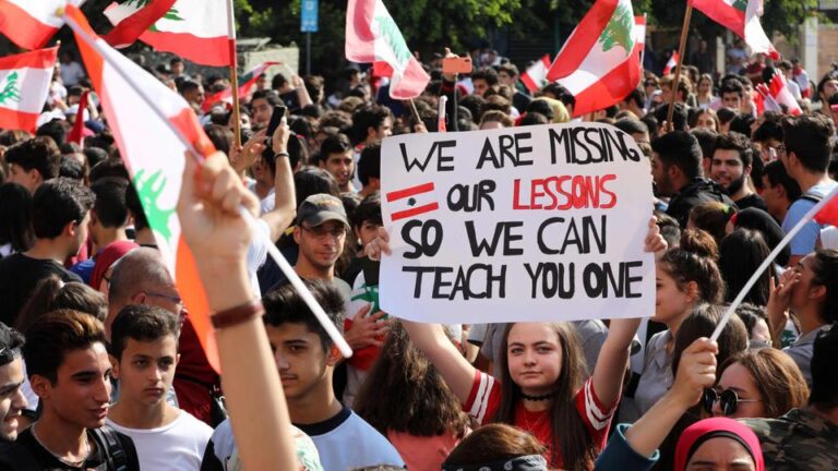 Lebanon Student Protest