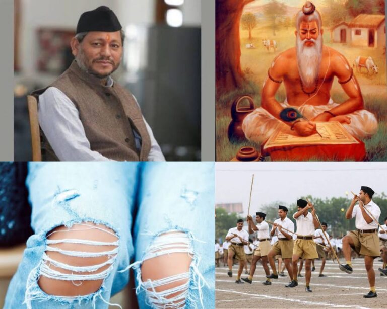 A Lady Dressed in Ripped Jeans Rips Apart Eternal ‘Bharatiya’ Culture