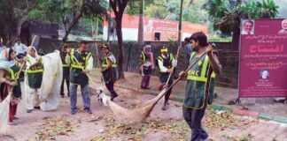 sanitation workers