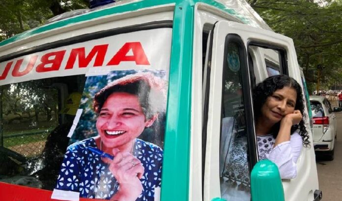 NGO Launches Free Ambulance Service In Memory of Gauri Lankesh